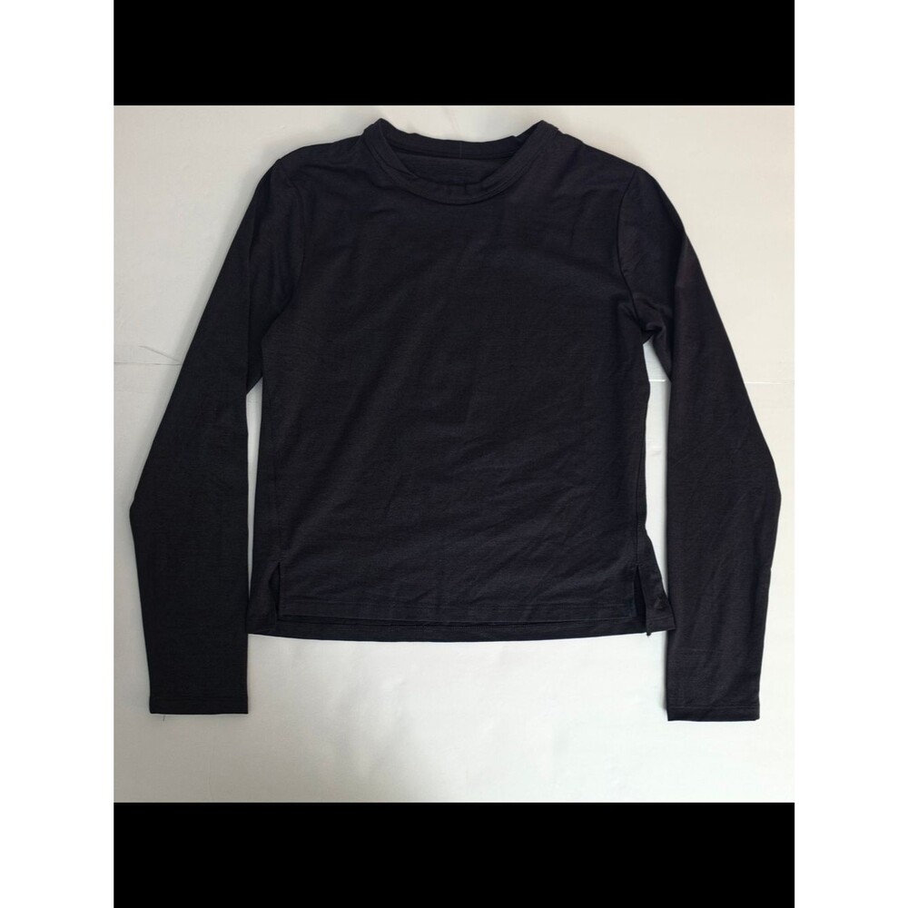 all in motion Black Long-Sleeve Crewneck Top